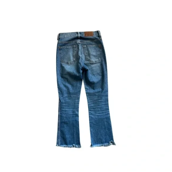Madewell Cali Demi-Boot Jeans Frayed Hem - Picture 6 of 13